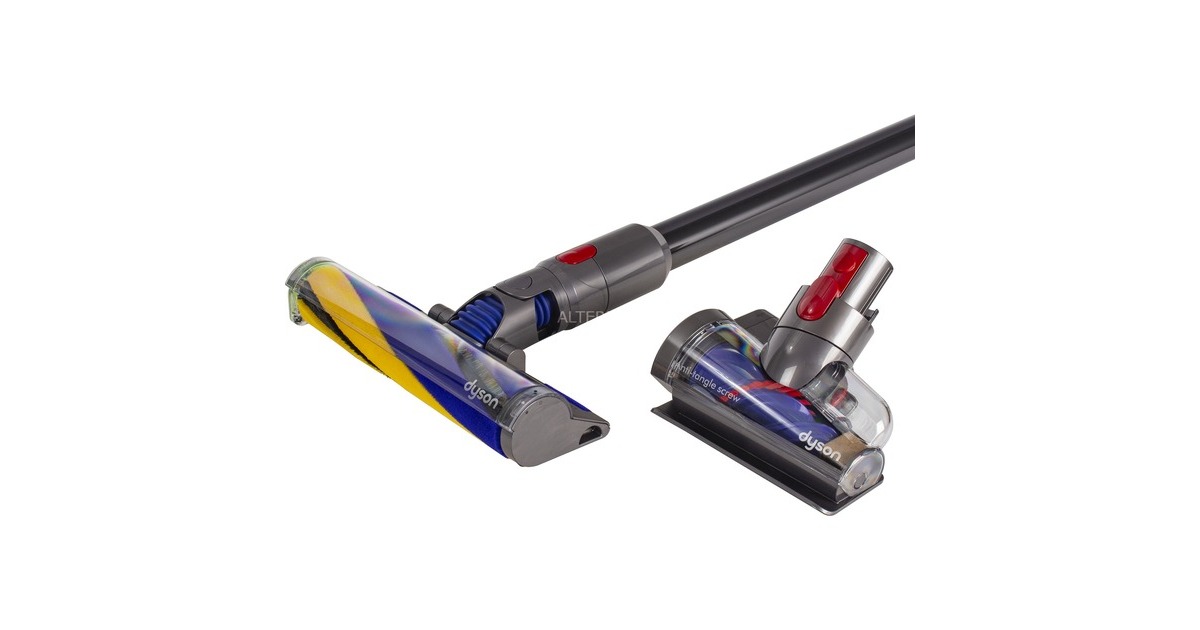 Dyson V15 Detect Fluffy, Stielstaubsauger nickel/blau