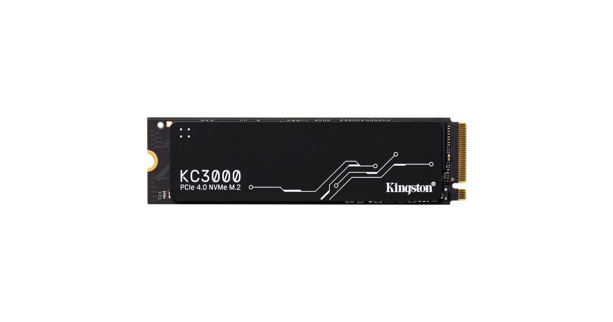 4.0 schwarz, GB, 2280 1024 NVMe, KC3000 Kingston SSD x4, PCIe M.2
