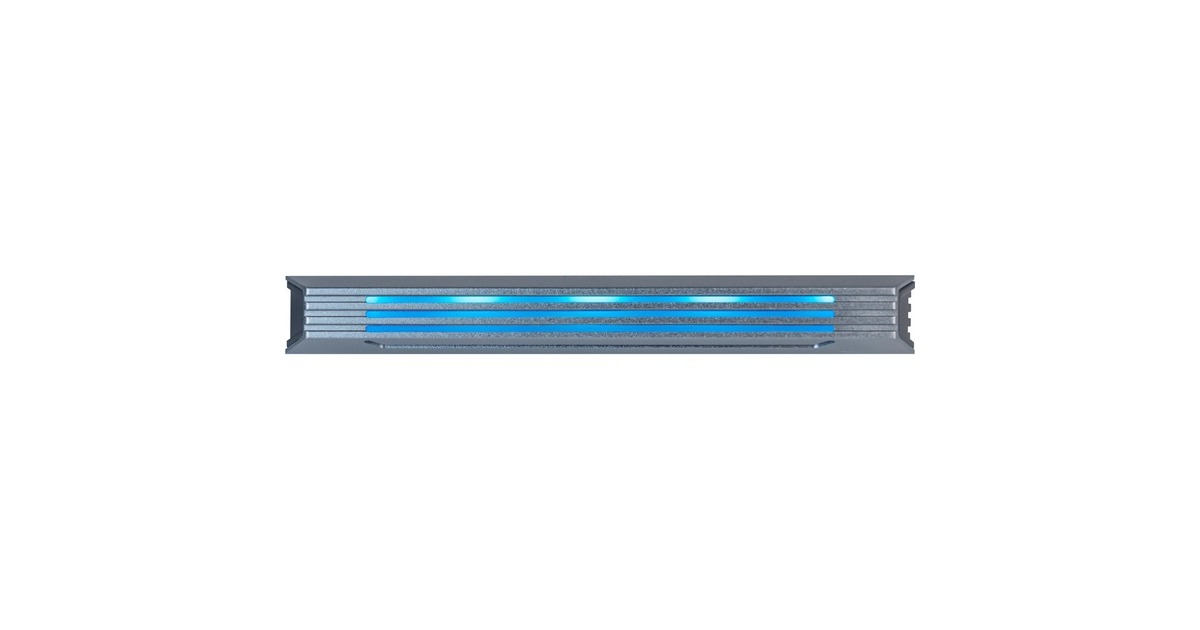 Patriot VXD M.2 PCIe RGB SSD Enclosure, Laufwerksgehäuse silber