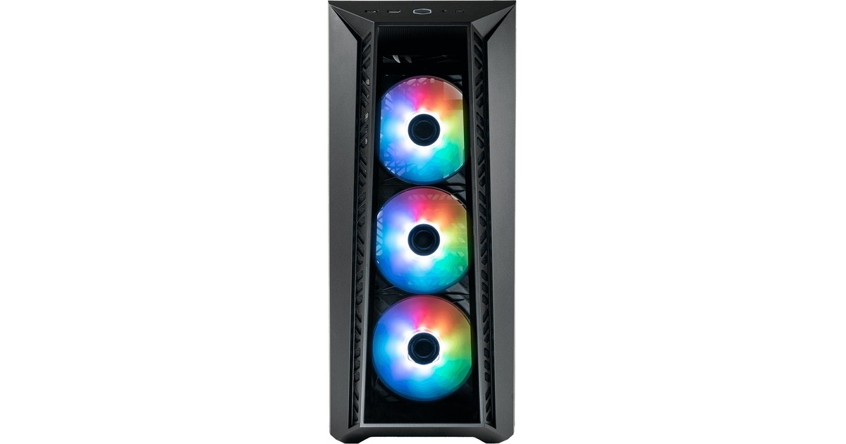 Cooler Master MasterBox 520, Tower-Gehäuse schwarz, Tempered Glass