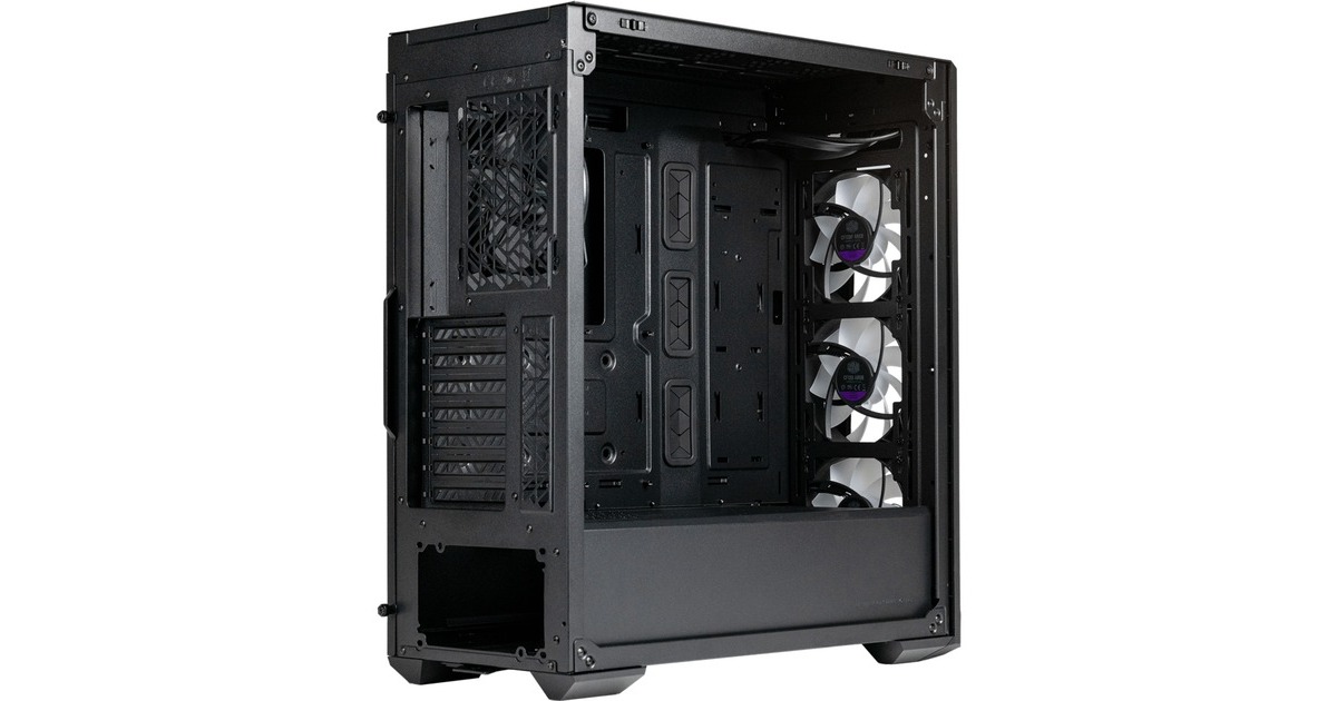 Cooler Master MasterBox 520, Tower-Gehäuse schwarz, Tempered Glass