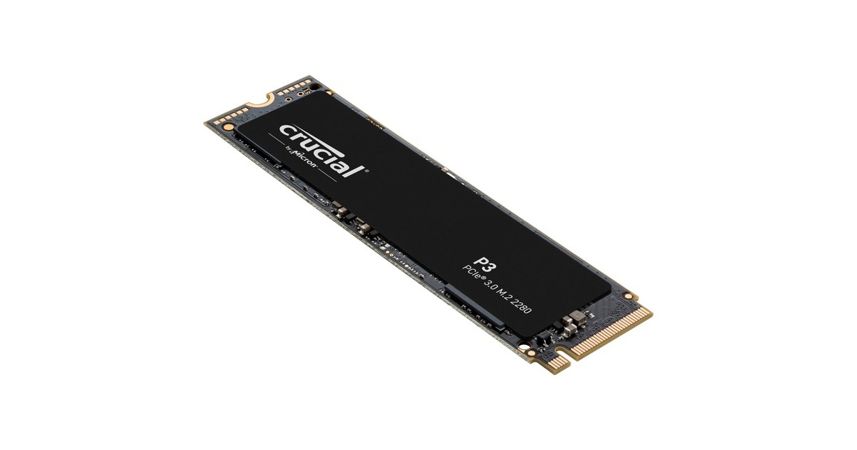 Crucial P3 4 TB, SSD PCIe 3.0 x4, NVMe, M.2 2280 Crucial P3 4 TB, SSD PCIe 3.0 x4, NVMe, M.2 2280