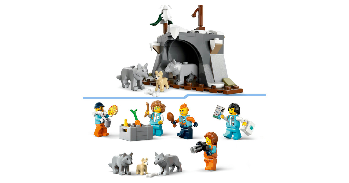 Der LEGO® City 60471 - Arktis Truck mit Labor