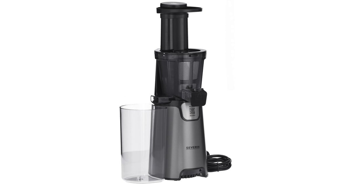 Severin Slow Juicer ES 3571, Entsafter silber