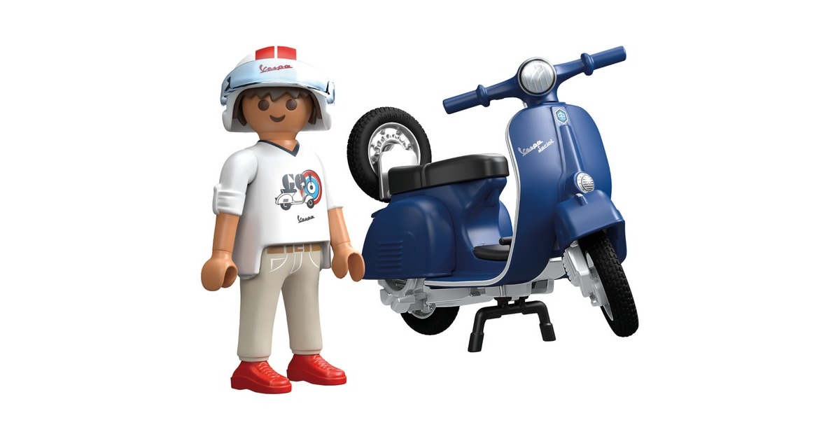 PLAYMOBIL 71622 1969 Vespa 150 Sprint Veloce, blau, Konstruktionsspielzeug PLAYMOBIL 71622 1969 Vespa 150 Sprint Veloce, blau, Konstruktionsspielzeug