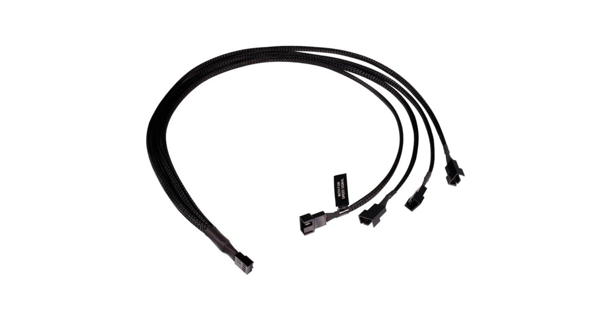 Alphacool Cavo Splitter RGB 4 pin a 3 x 4 pin 60cm - Black