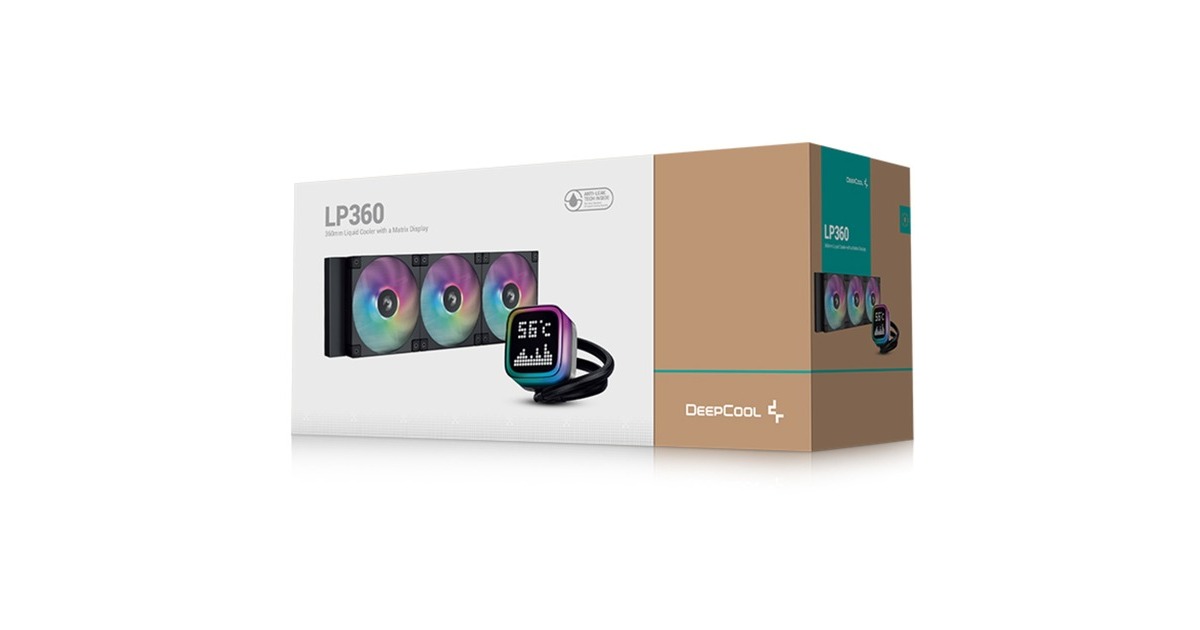 DeepCool LP360 360mm, Wasserkühlung schwarz