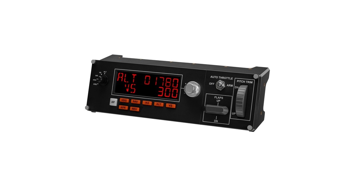 Logitech Gaming G Saitek PRO Flight Multi Panel, Instrumentenpanel schwarz
