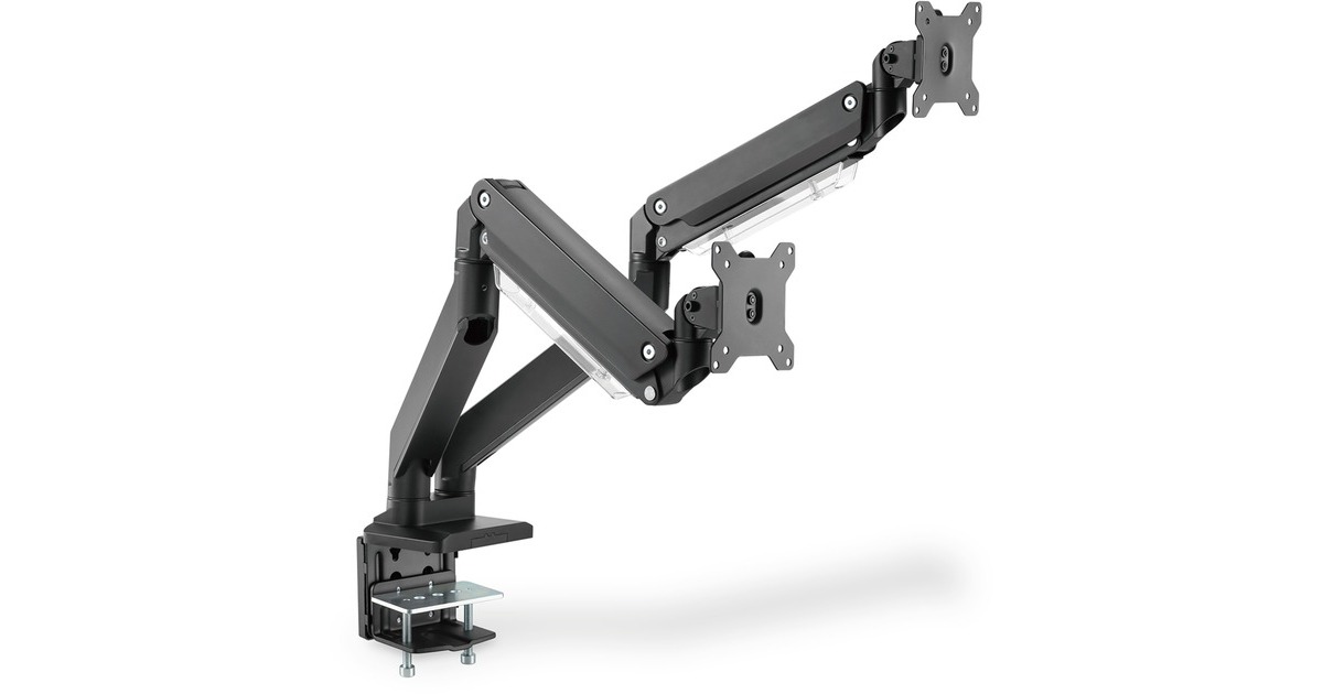 Digitus Universal Dual Monitorhalter, Monitorhalterung schwarz 