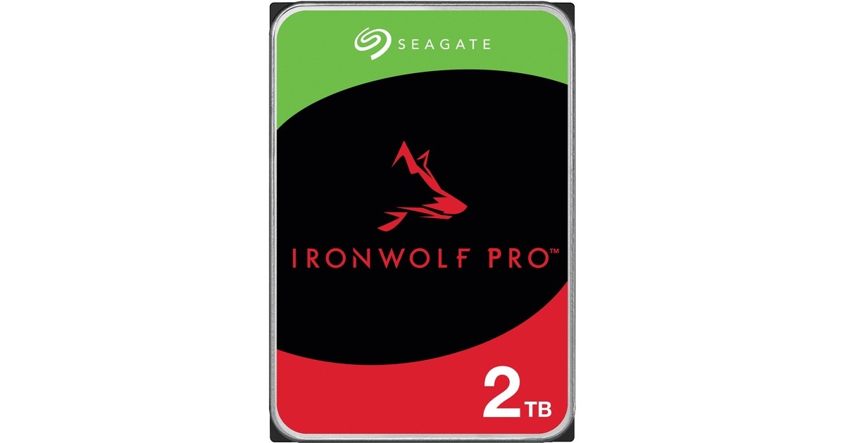 Seagate IronWolf Pro NAS 2 TB CMR, Festplatte SATA 6 Gb/s, 3,5