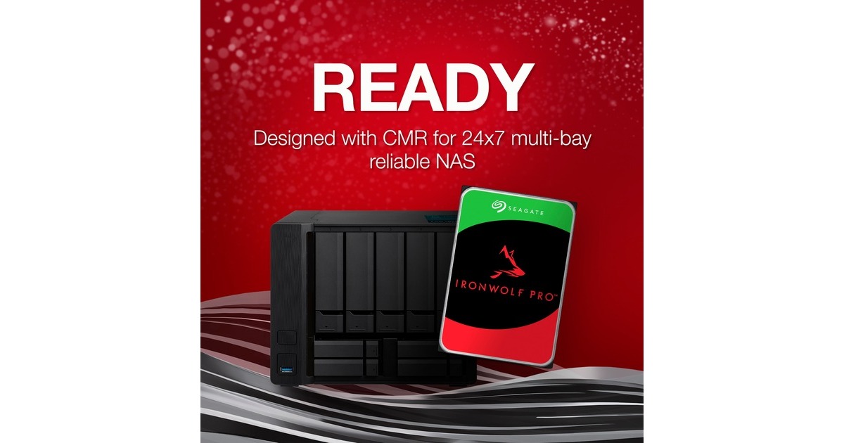 Seagate IronWolf Pro NAS 2 TB CMR, Festplatte SATA 6 Gb/s, 3,5