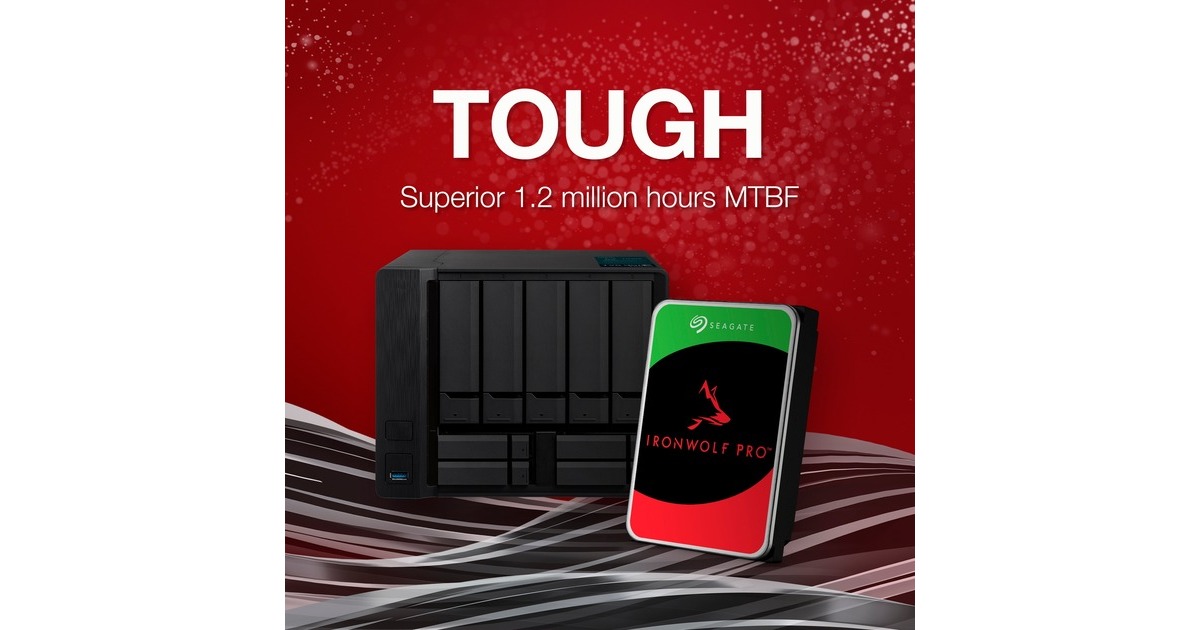 Seagate IronWolf Pro NAS 2 TB CMR, Festplatte SATA 6 Gb/s, 3,5 