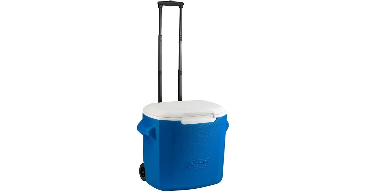 Coleman 28QT Performance Wheeled Kühlbox blau/weiß