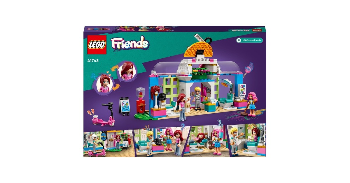 Friseursalon, Konstruktionsspielzeug Friends 41743 LEGO