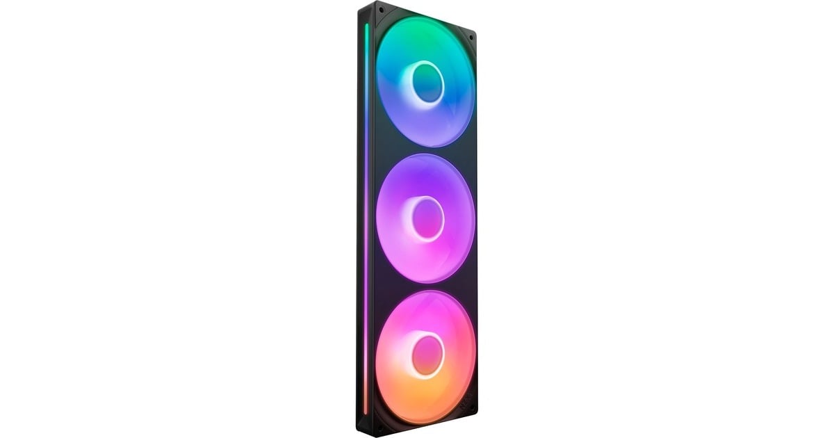 NZXT F360 RGB CORE, Gehäuselüfter schwarz