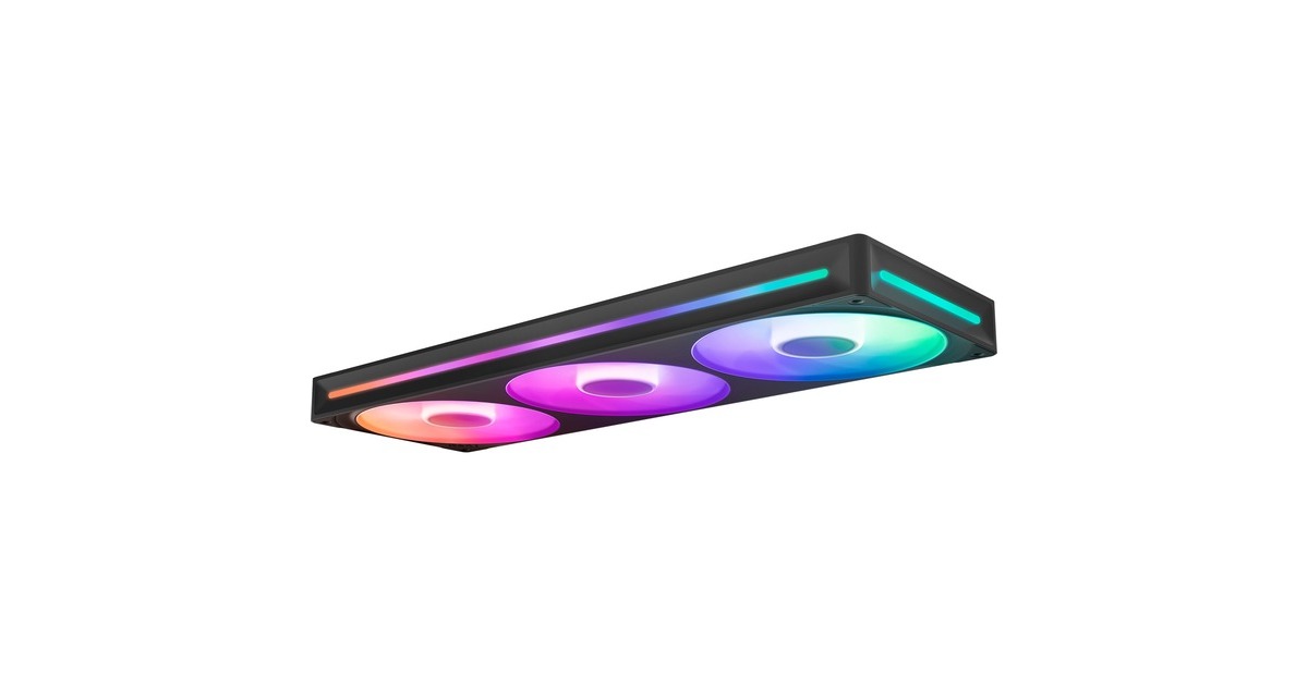 NZXT F360 RGB CORE, Gehäuselüfter schwarz