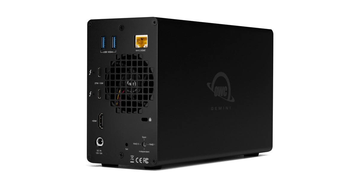 OWC ThunderBay 8 – 8-Bay Thunderbolt 3 Gehäuse | Externes Laufwerk Für HDDs & SSDs | Bis Zu 2586 MB/s