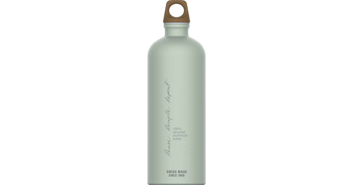 SIGG MyPlanet Aluminum Water Bottle - 20oz, 100% Recycled, Leakproof & BPA Free, Climate Neutral Certified (Light Blue) - View #3