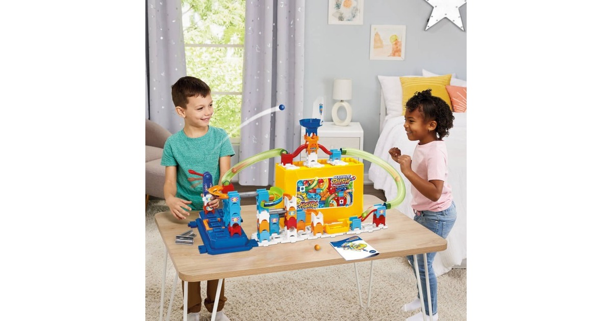 VTech Marble Rush - Build & Store Box Set M400, Bahn