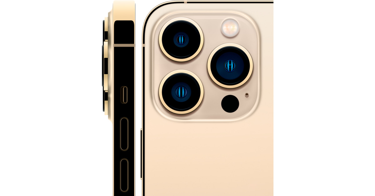 Apple iPhone 13 Pro 256GB Generalüberholt, Handy Gold, iOS