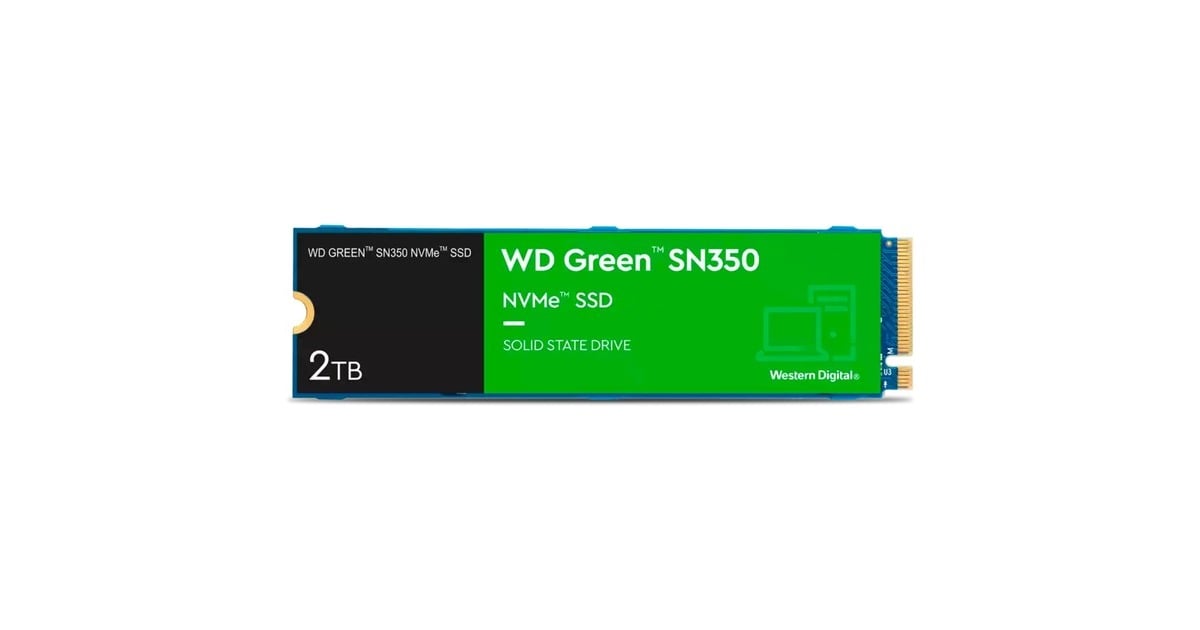 WD Green SN350 2 TB, SSD PCIe 3.0 x4, NVMe, M.2 2280