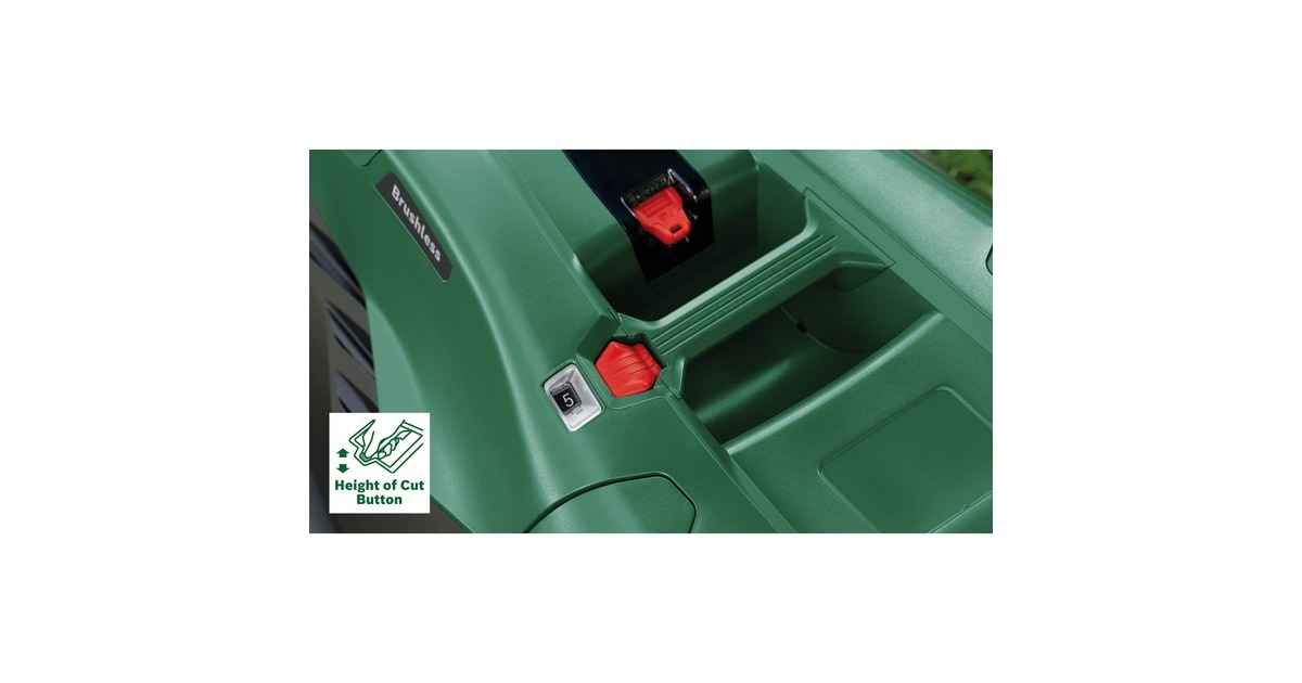 Bosch Heimwerken & Garten AkkuRasenmäher AdvancedRotak 36V40650, 36Volt grün/schwarz, 2x