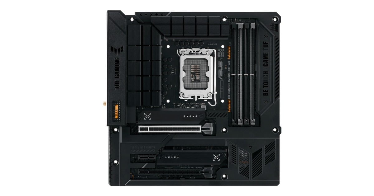 ASUS TUF GAMING B760M-BTF WIFI, Mainboard schwarz ASUS TUF GAMING B760M-BTF WIFI, Mainboard schwarz