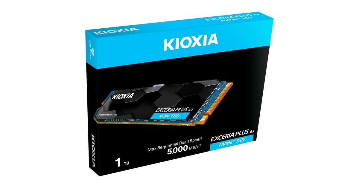 Kioxia Exceria Plus G3 1 TB, SSD PCIe 4.0 x4, M.2 2280