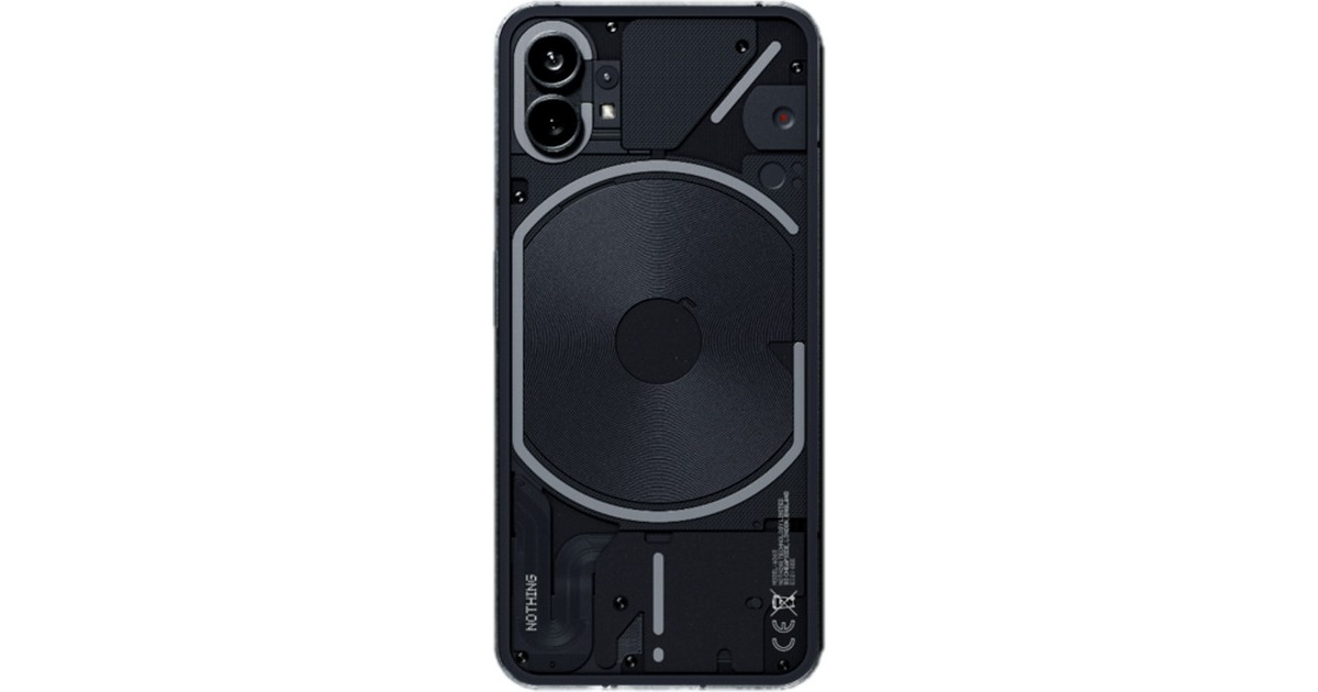 Nothing Phone (1) 256GB, Handy Black, Android 12, 8 GB LPDDR5