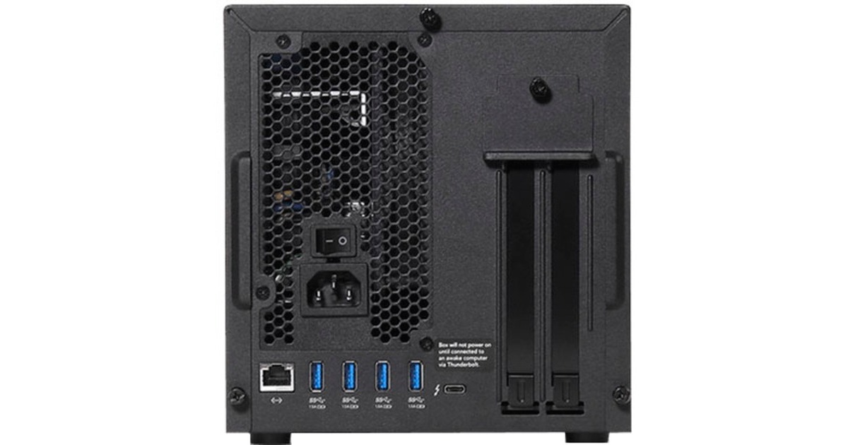 Sonnet eGPU Breakaway Box 750ex, Gehäuse schwarz Sonnet eGPU Breakaway Box 750ex, Gehäuse schwarz
