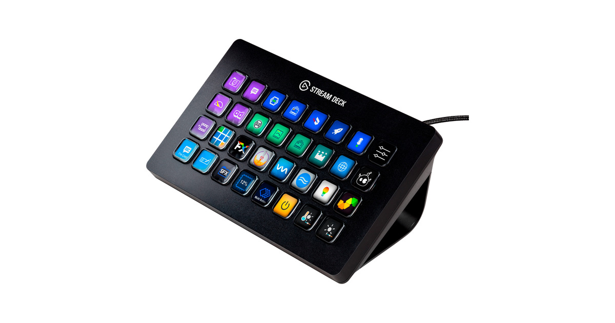 Elgato Stream Deck XL, Keypad schwarz