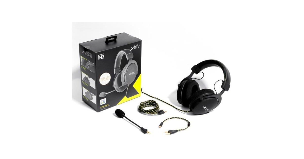 CHERRY Xtrfy H2, Gaming-Headset schwarz, Klinke