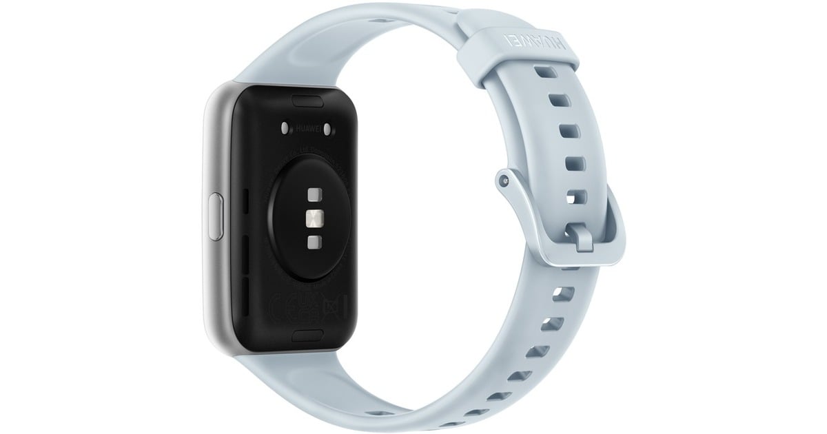 Huawei Watch FIT 2 Active Smartwatch silber Silikonarmband in