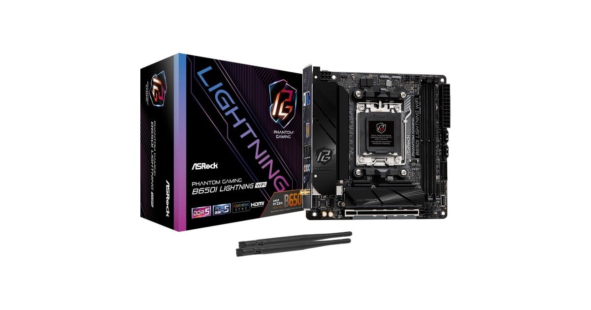 ASRock B650I Lightning WiFi, Mainboard schwarz