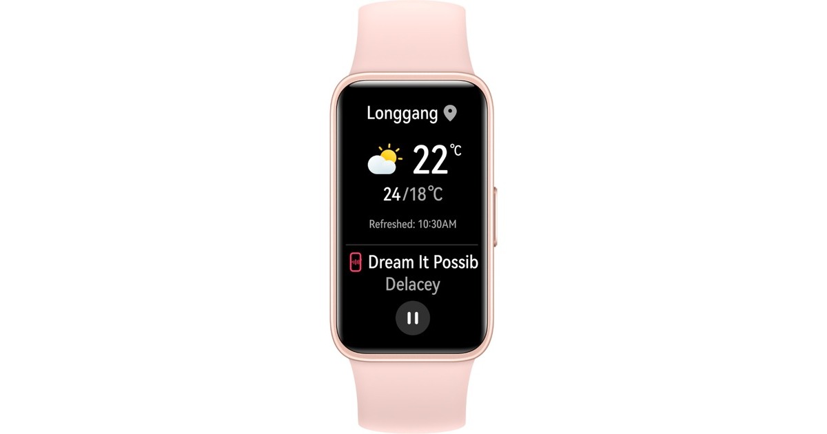 Band pink, Silikon-Armband Fitnesstracker Huawei 8 (Ahsoka-B19),