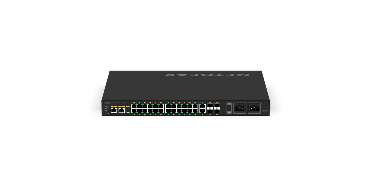 Netgear AV Line M4250-26G4XF-PoE++, Switch schwarz