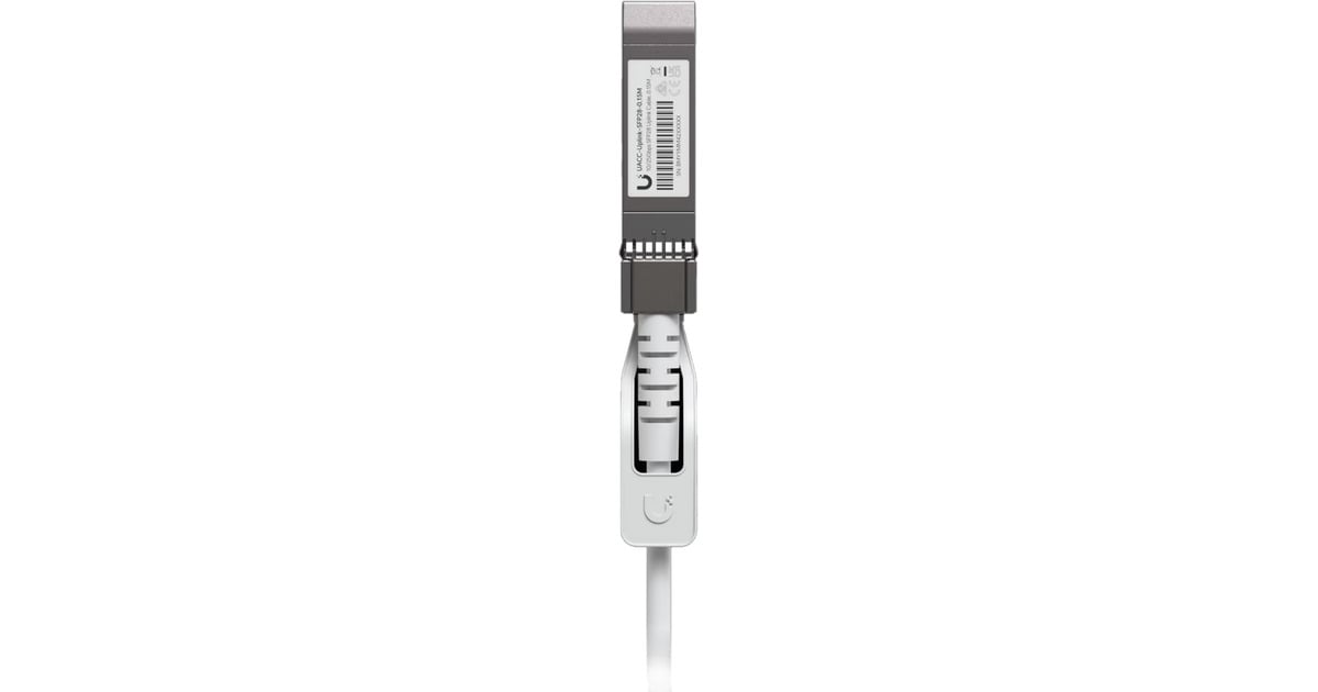 Uplink Cable Router Ubiquiti UniFi Uplink-Kabel SFP28 weiß, 0,3 Meter