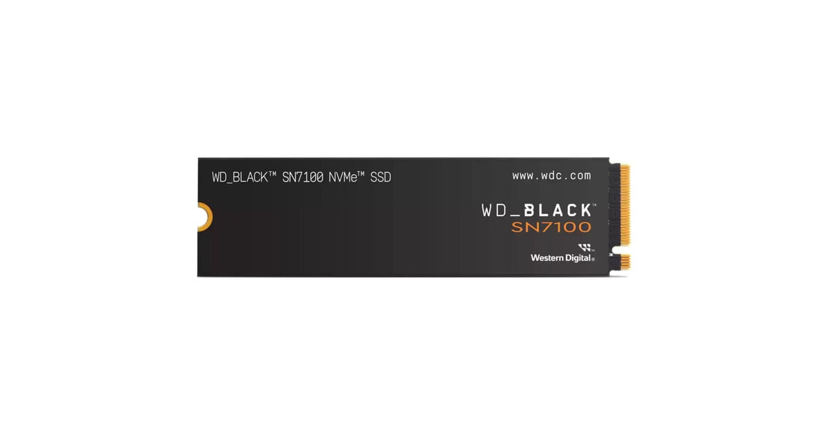 内蔵型SSD Western Digital WD Black SN7100 1TB Western Digital WD_BLACK SN7100 NVMe SSD 1TB, M.2 2280 / M