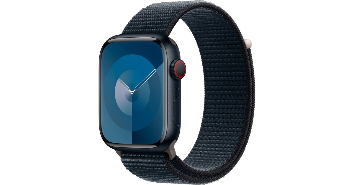 Apple Watch Series 9, Smartwatch dunkelblau/dunkelblau, Aluminium  