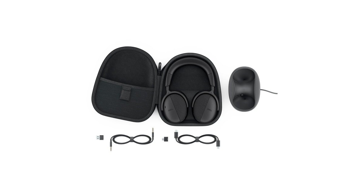 Dell Premier Wireless ANC Headset WL7024 schwarz, USB-A, USB-C