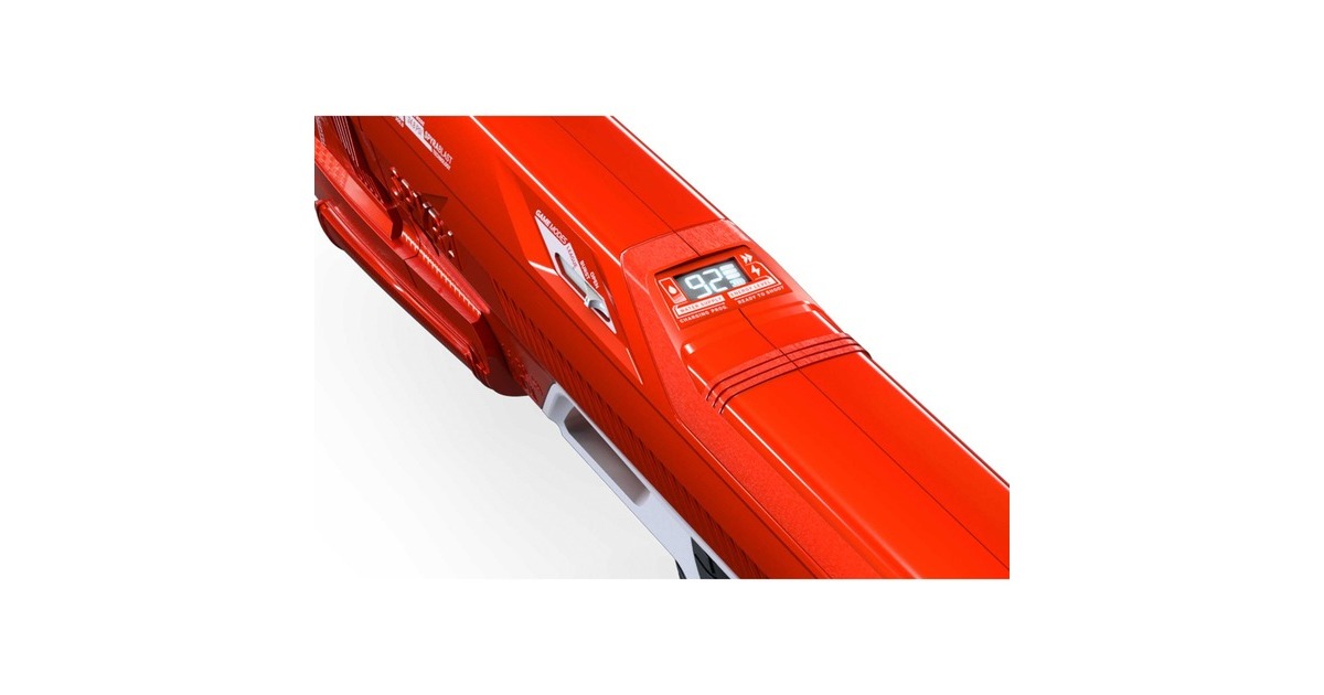 Elektrische Wasserpistole (550ml) - Automatisches Pumpsystem - Shark Series  - rot