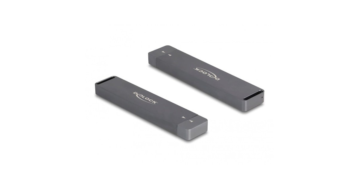 DeLOCK Externes Gehäuse M.2 NVMe PCle SSD, SATA SSD 