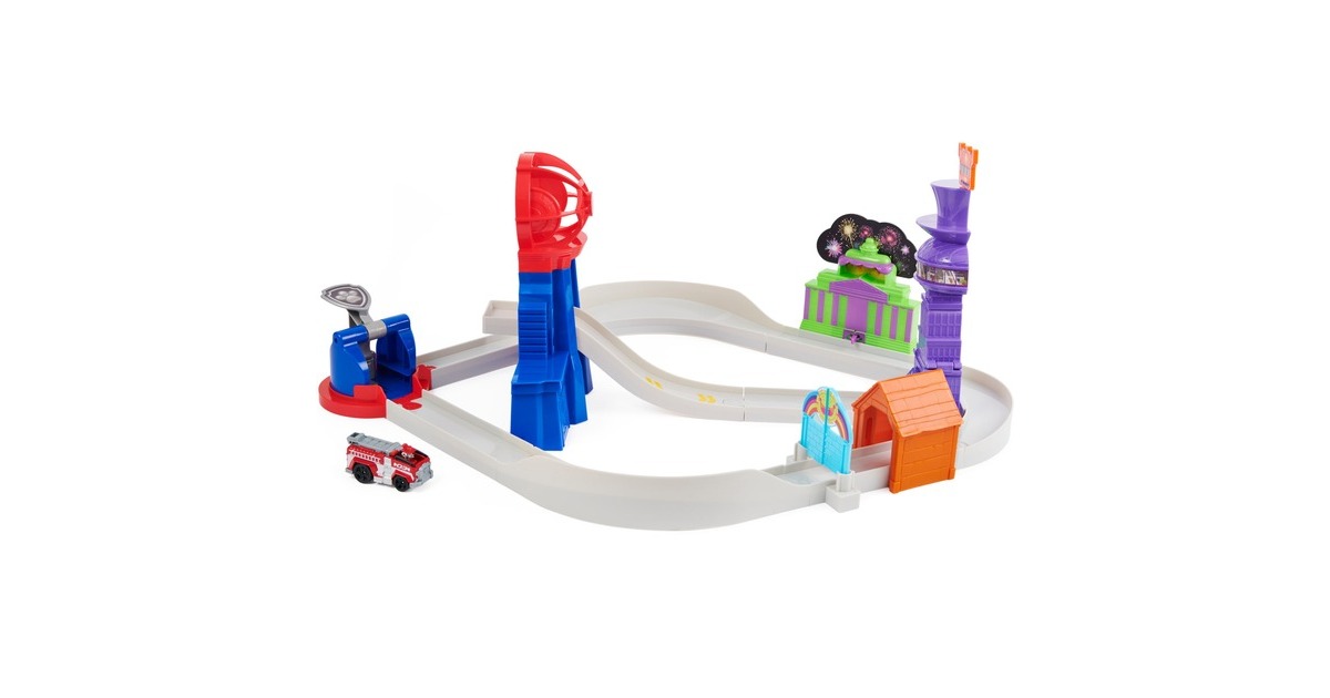 Spin Master Paw Patrol, True Metal Total City Rescue Movie Rennstrecken