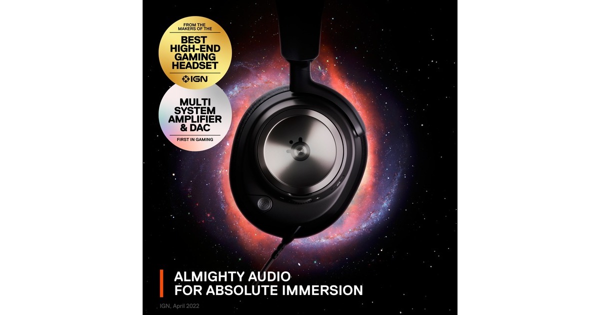 SteelSeries Arctis Nova Pro Gaming Headset Schwarz USB C Klinke Outlet SteelSeries Arctis Nova Pro Gaming Headset Schwarz USB C Klinke Outlet