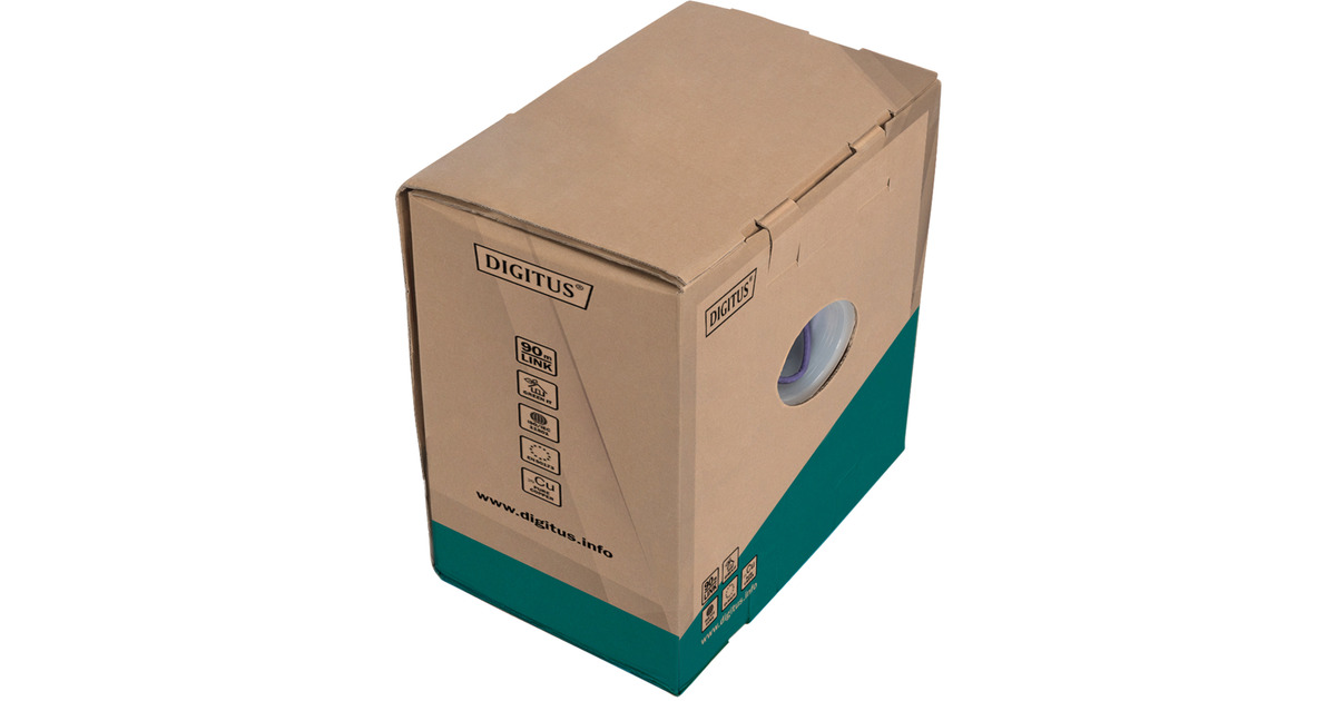 Utp Simplex Digitus Professional Cat.6 U/UTP Verlegekabel simplex, Dca violett, 305 ...