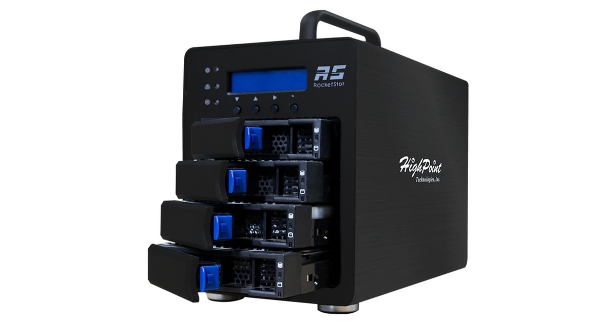 HighPoint RocketStor 6434TS External SAS/SATA RAID Tower