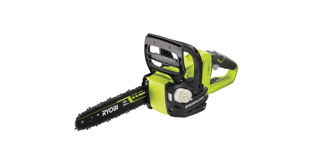 Ryobi ONE+ Akku-Kettensäge RCS1830-140B, 18Volt grün/schwarz, Li コレットマルーフ キャスト メタル Uヘアピン