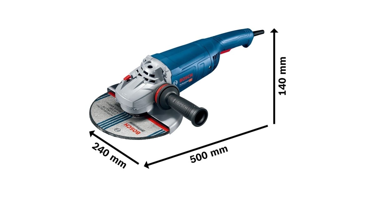 Bosch Professional Winkelschleifer GWS 22-230 P Professional blau 