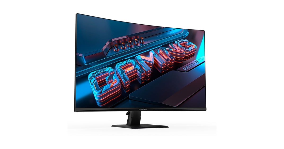 GIGABYTE GS32QC, Gaming-Monitor 80 cm (32 Zoll), schwarz (matt), QHD ...