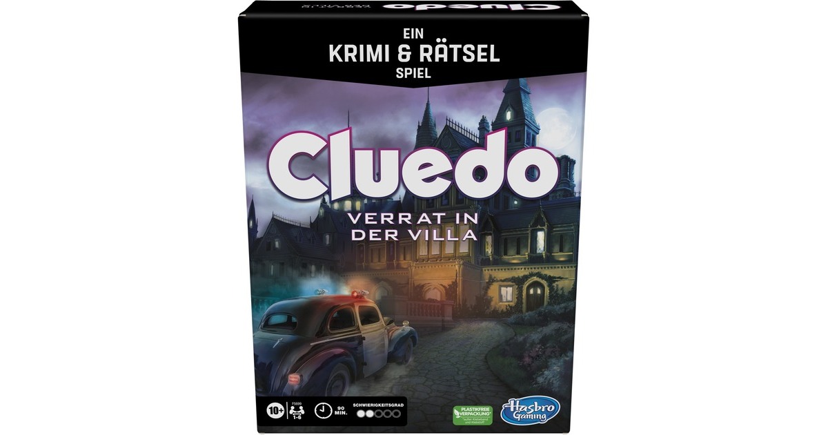 Cluedo Brettspiel „Verrat In Slot Swaenesteyn“ – Escape Room Spiel, Kooperativ, Für 1–6 Spieler